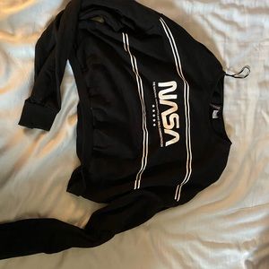 NASA cropped sweatshirt